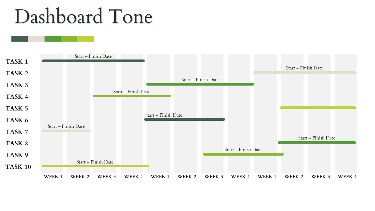 Business PowerPoint Presentation Template � Dashboard Tone 